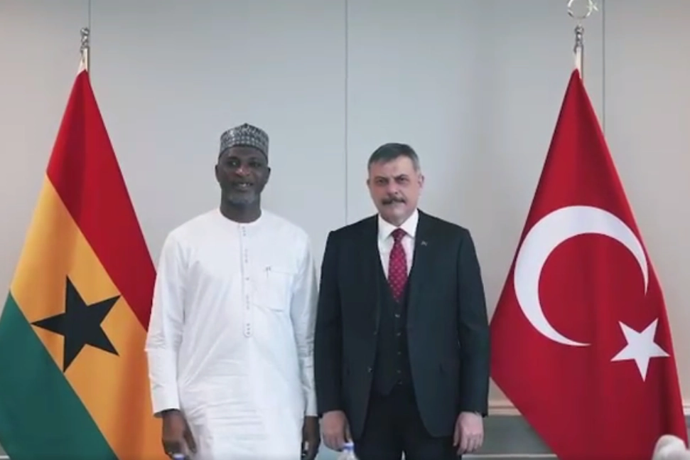 Bakan Çiftçi, Ganalı mevkidaşını ağırladı İçişleri Bakanı Mustafa