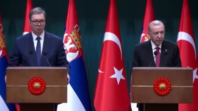  Cumhurbaşkanı Erdoğan, Sırbistan Cumhurbaşkanı