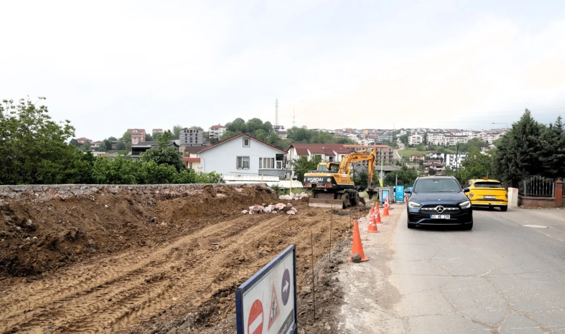 Başiskele’de Selahattin Eyyubi Caddesi genişliyor Kocaeli Büyükşehir Belediyesi,