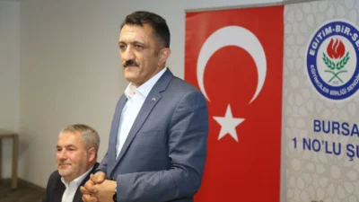 Adil Yazıcıoğlu EĞİTİM-BİR-SEN’e aday EĞİTİM-BİR-SEN Bursa 1 No’lu