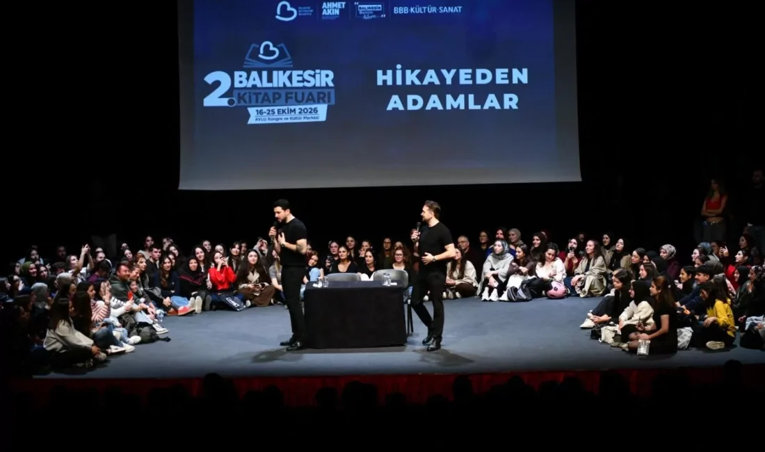 Balıkesir Kitap Fuarı’nda ‘Hİkâyeden Adamlar’a yoğun ilgi Balıkesir Büyükşehir Belediyesi’nin bu